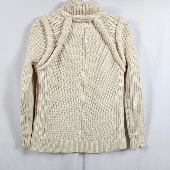 Eric Bompard Labo Collection Galaxie Cashmere Sweater In Ivory - Picture 7 of 10